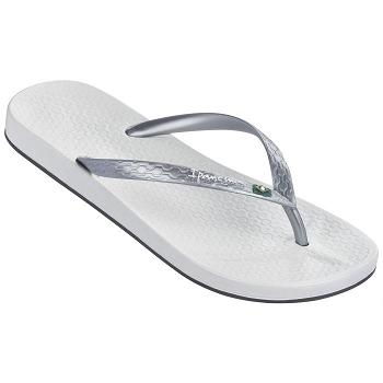 Ipanema Slippers Dames Anatomica Brilliant Zilver Wit LQ4587312 Belgie